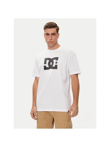 DC Shoes Marškinėliai Star Hss Relaxed Fit balta