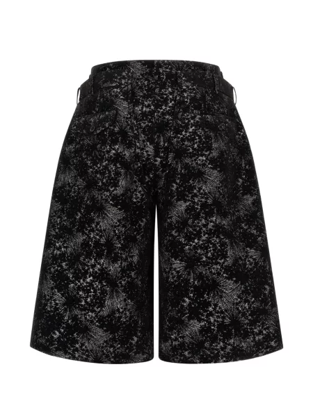 Шорти Comme Des Garçons Homme Plus с абстрактен десен черно