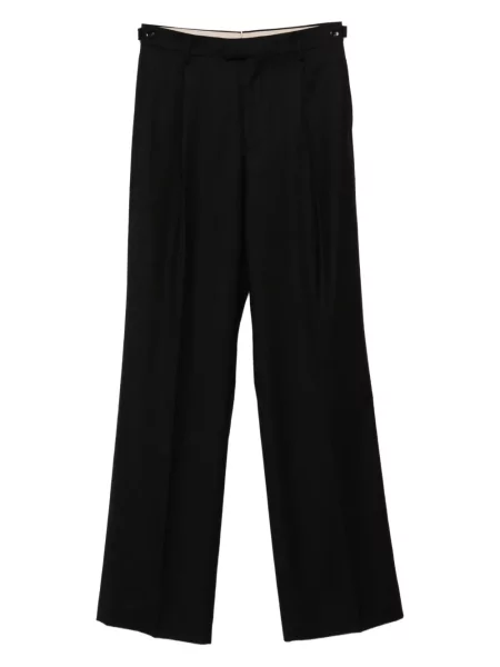 Pantaloni Berwich plisate negru