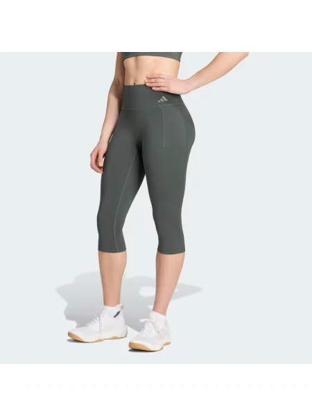 Legíny Optime Workout Contour Capri zelené