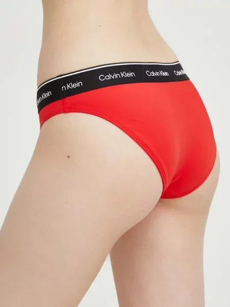 Plavky Calvin Klein Swimwear červená