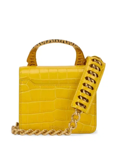 Geantă Roberto Cavalli mini verde