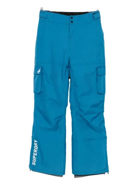 Pantaloni cargo Superdry albastru