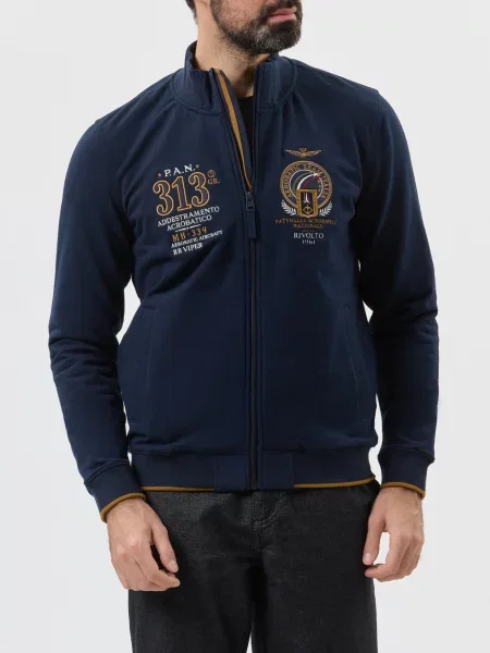 Спортивная кофта Aeronautica Militare синяя