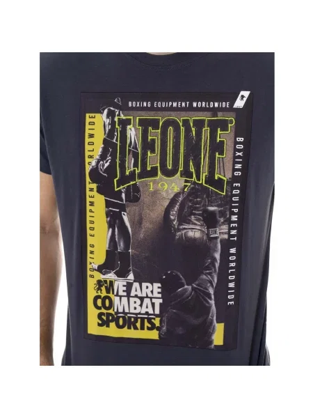 Scurt tricou Leone 1947 cu mâneci scurte gri
