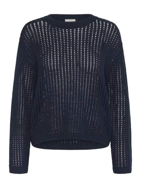 Kaffe Svetr KASolar marine modrá