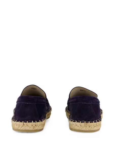 Pantofi loafer Aurélien din piele de căprioară albastru