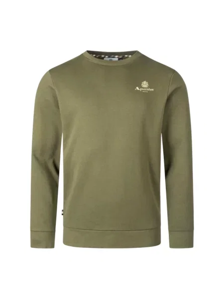 Bluza Aquascutum z logo zielona