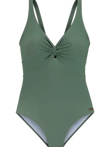 LASCANA Costum de baie întreg / oliv verde