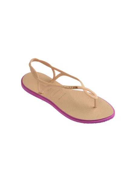 Havaianas sandały LUNA POINT beżowe