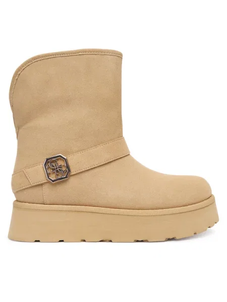 Дутики Guess бежевые