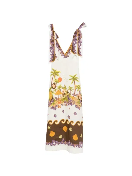 Rochie midi Alemais alb