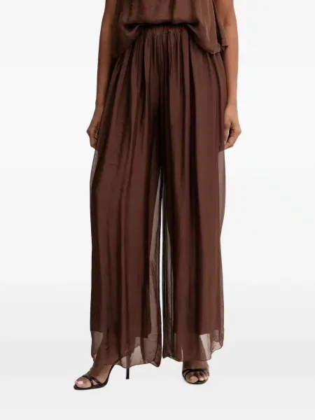 Pantaloni palazzo Haveone maro