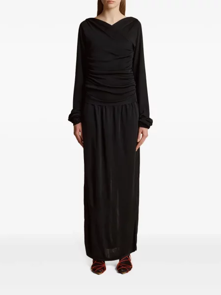 Rochie maxi Khaite de costum negru