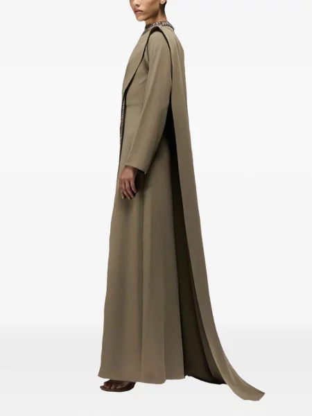 Rochie maxi Tha Seen cu broderie de costum