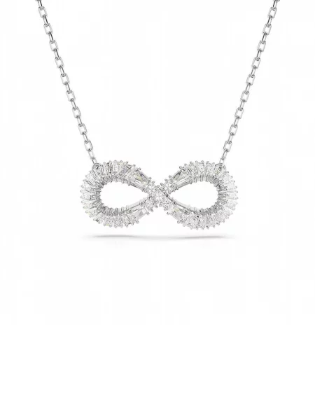 Naszyjnik Swarovski szary