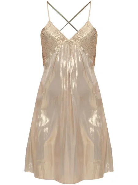 Rochie mini Zadig&voltaire de costum auriu