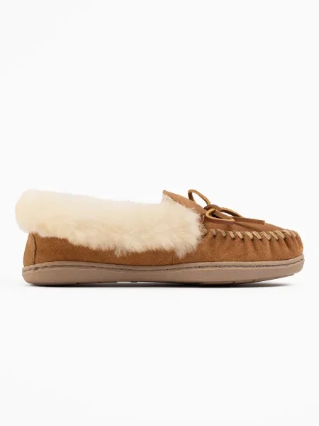Minnetonka Mocasini Alpinsheepskin arămiu