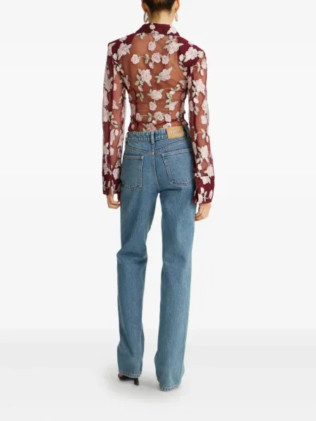 Cămașă Rotate Birger Christensen cu model floral plasă