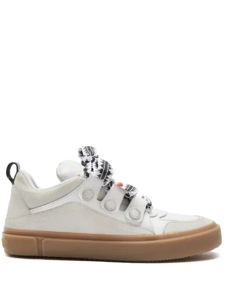 Sneakerși Marcelo Burlon County Of Milan cu șireturi din dantelă alb
