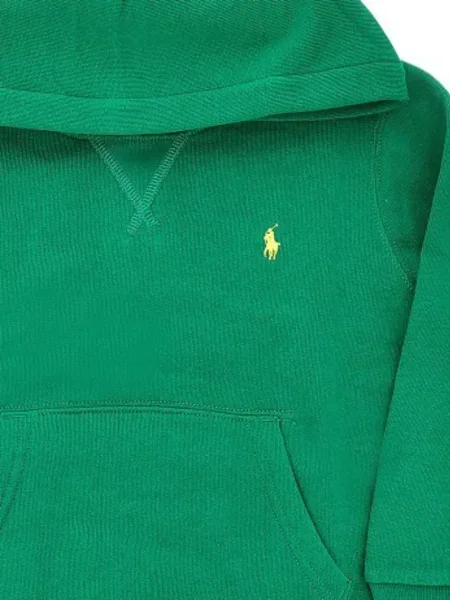 Bluza z kapturem dziecięca Polo Ralph Lauren zielona