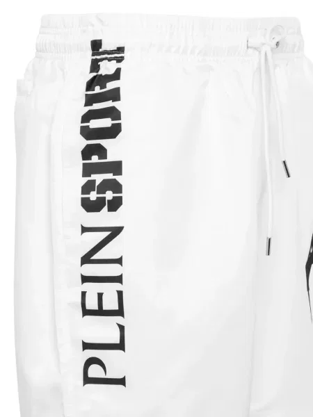 Slip de baie Plein Sport alb