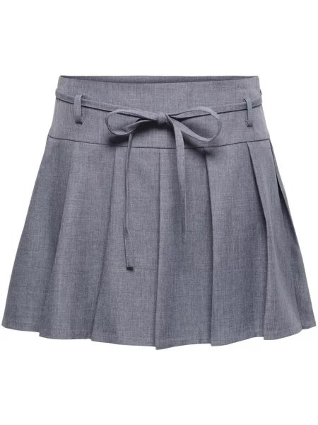 Fusta mini Only plisată gri
