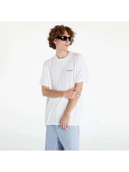 T-shirt Carhartt WIP S/S Script Embroidery T-Shirt White XS bijela