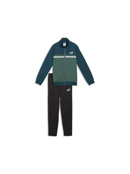 Młodzieżowy dres Colourblocked PUMA niebieski