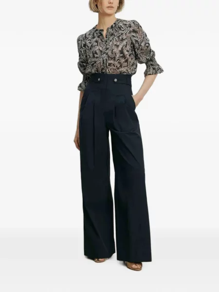 Pantaloni Veronica Beard albastru