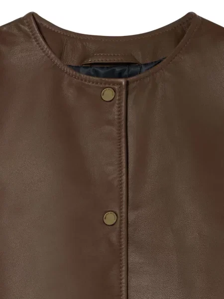 Geanta de piele Brooks Brothers maro