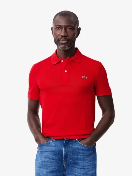 Поло Lacoste червоне
