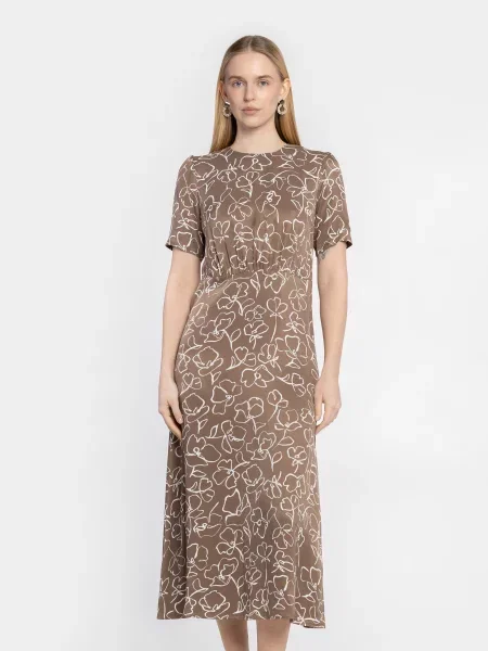 Сукня міді Arber коричневий