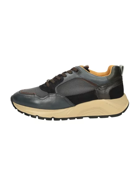 Sneakersy Ambitious skórzane niebieskie