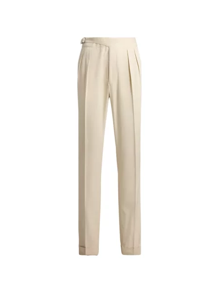 Pantaloni Ralph Lauren Purple Label plisate violet