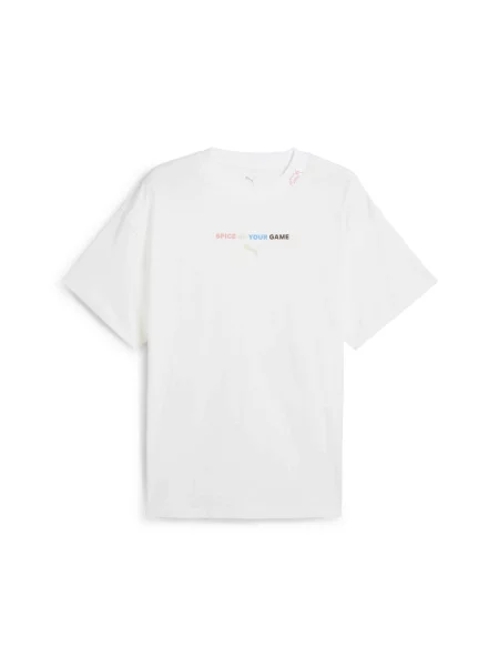 Футболка PUMA Spicy Dylan Tee комбінований верх білий