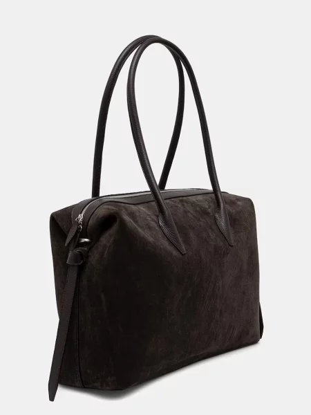 Geantă shopper Yuzefi din piele maro