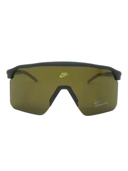 Ochelari de soare Nike cu cordon din jerseu cu imprimeu abstract gri