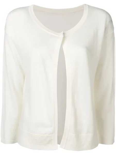 Cardigan Sottomettimi tricotate alb
