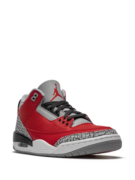 Sneakersy Jordan 3 Retro retro czerwone