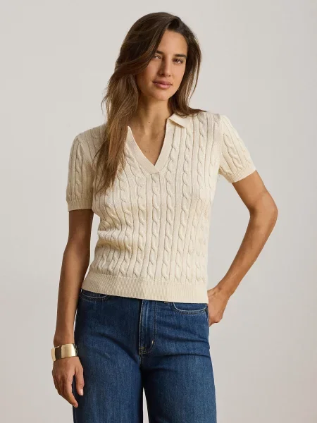 Lauren Ralph Lauren Sveter krémová