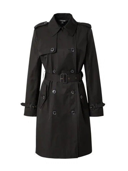 Lauren Ralph Lauren Palton de primăvară-toamnă negru