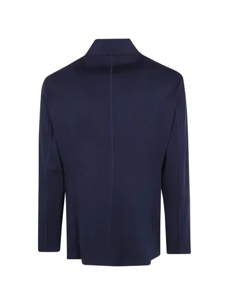 Asimetriškas švarkas Emporio Armani mėlyna