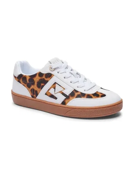 Guess Sneakers tornacipő bőr hozzáadásával barna