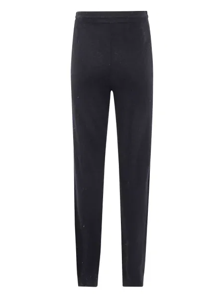 Pantaloni Absolut Cashmere din cașmir negru