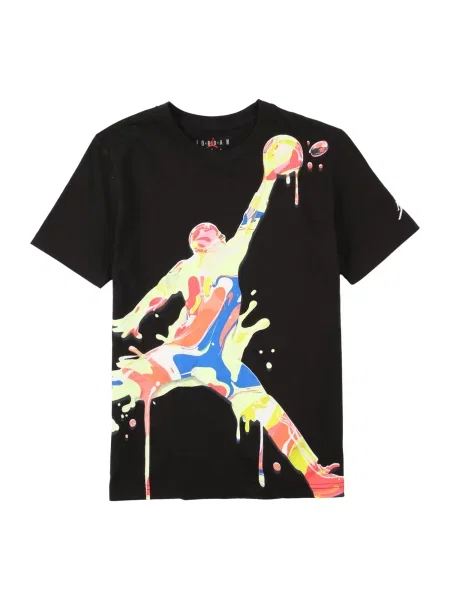 Jordan Tricou albastru / galben / roșu negru