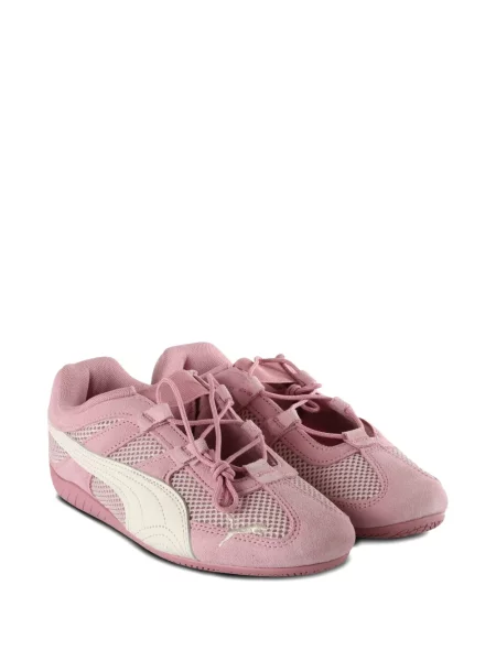 Sneakerși Puma Suede din piele de căprioară roz
