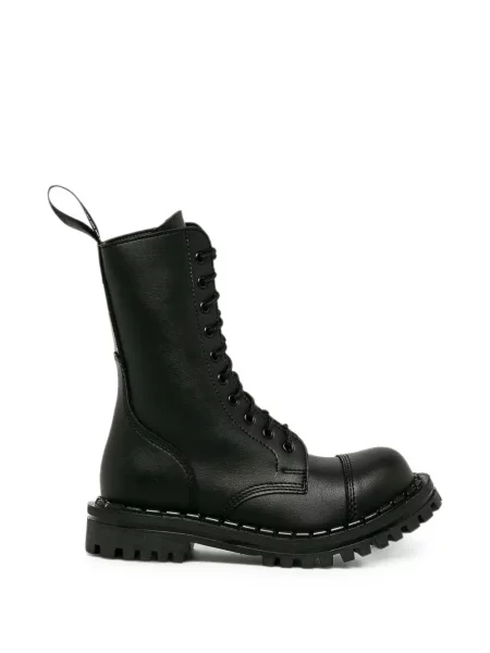 Botine Altercore cu șireturi din dantelă negru
