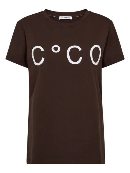 Co'couture Tricou maro alb