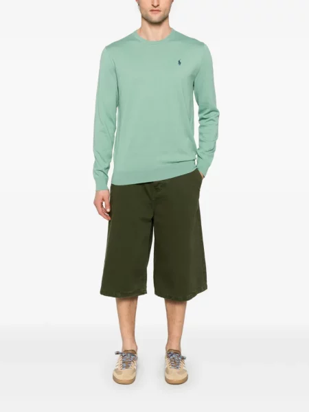 Polo Polo Ralph Lauren cu dungi cu broderie albastru